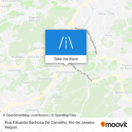 Rua Eduardo Barbosa De Carvalho map