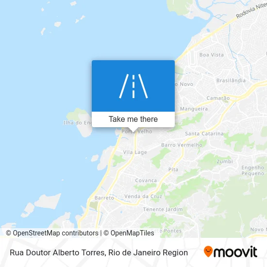 Rua Doutor Alberto Torres map