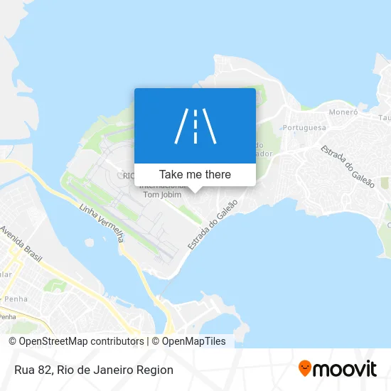 Rua 82 map