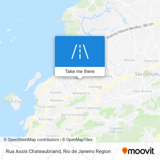 Rua Assis Chateaubriand map