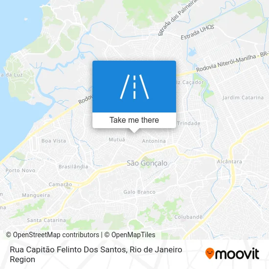 Rua Capitão Felinto Dos Santos map