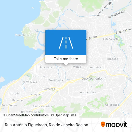 Rua Antônio Figueiredo map