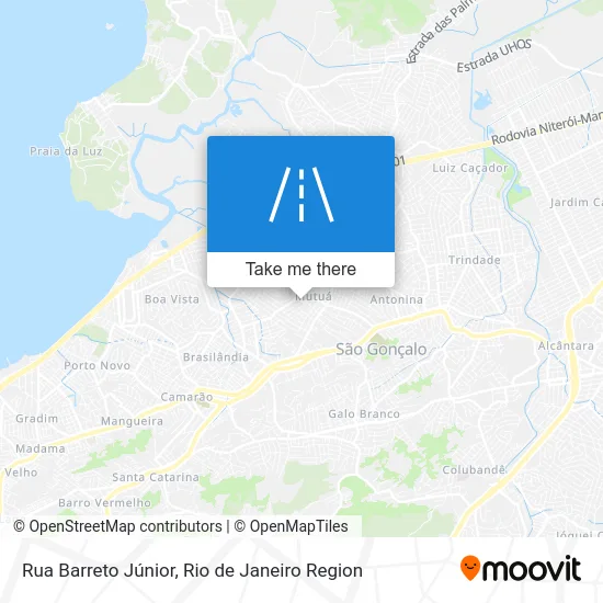 Rua Barreto Júnior map