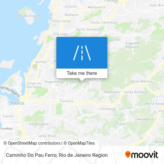 Caminho Do Pau Ferro map