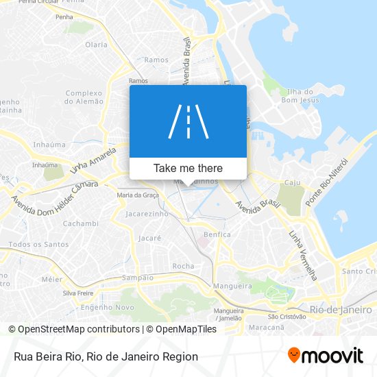 Mapa Rua Beira Rio