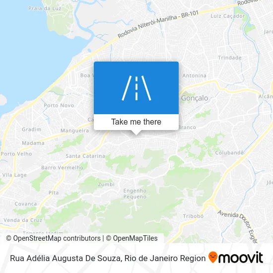 Rua Adélia Augusta De Souza map