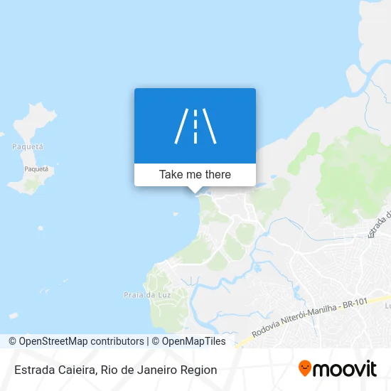 Estrada Caieira map