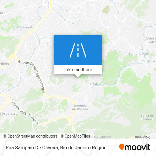 Rua Sampaio De Oliveira map