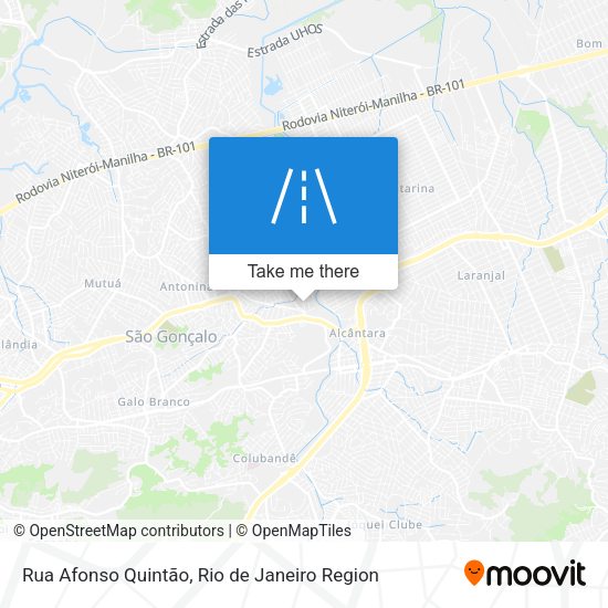 Rua Afonso Quintão map
