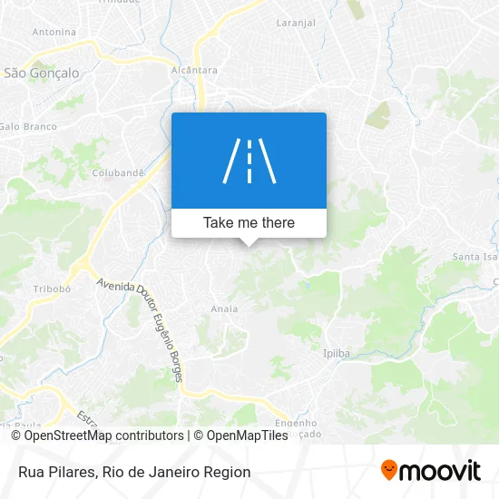 Rua Pilares map