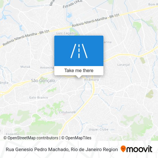 Rua Genesio Pedro Machado map