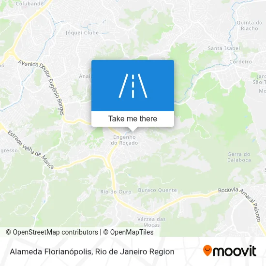 Alameda Florianópolis map