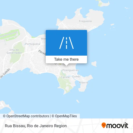 Rua Bissau map