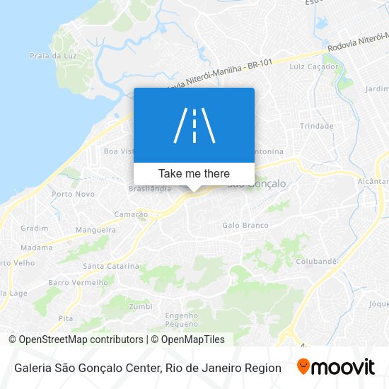 Galeria São Gonçalo Center map
