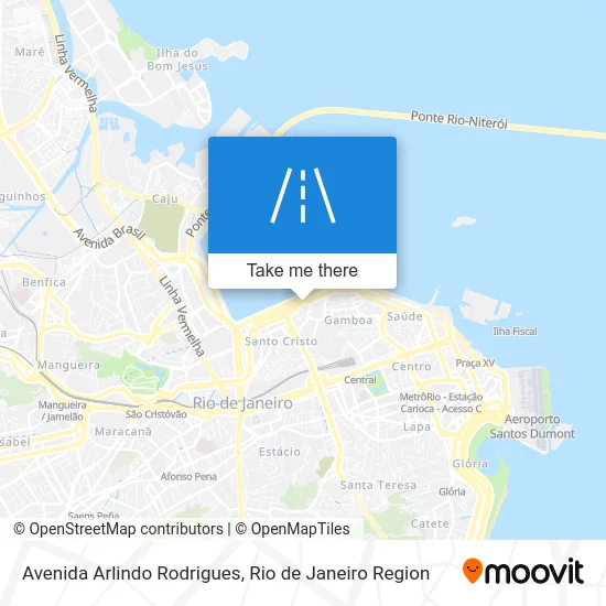 Avenida Arlindo Rodrigues map