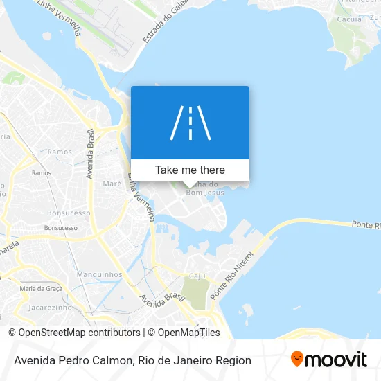 Avenida Pedro Calmon map