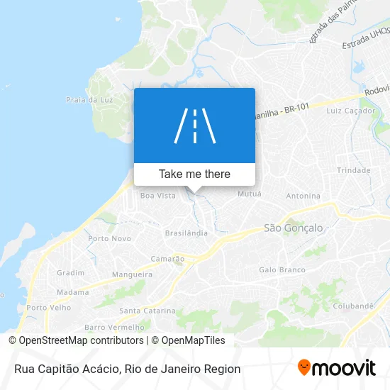 Rua Capitão Acácio map