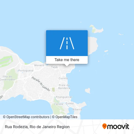 Rua Rodezia map