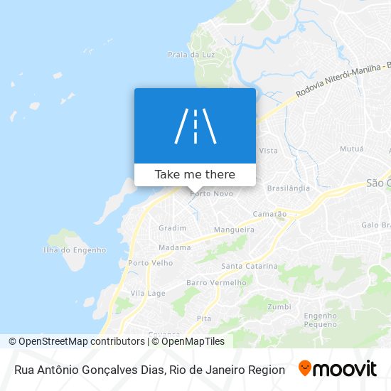 Mapa Rua Antônio Gonçalves Dias