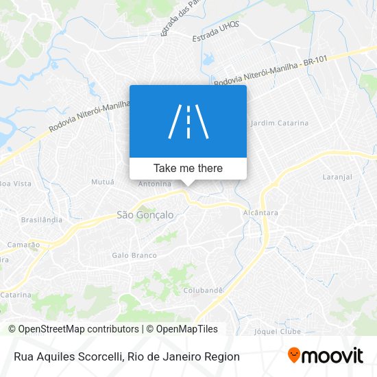 Rua Aquiles Scorcelli map