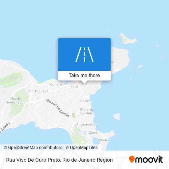 Rua Visc De Ouro Preto map