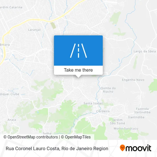 Rua Coronel Lauro Costa map