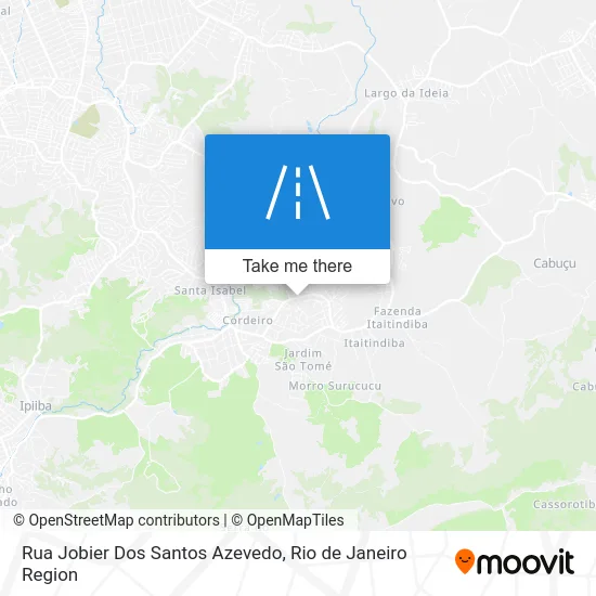 Rua Jobier Dos Santos Azevedo map