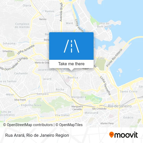 Rua Arará map