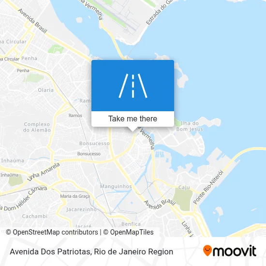 Avenida Dos Patriotas map