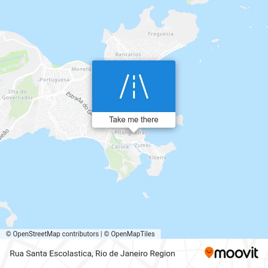 Rua Santa Escolastica map