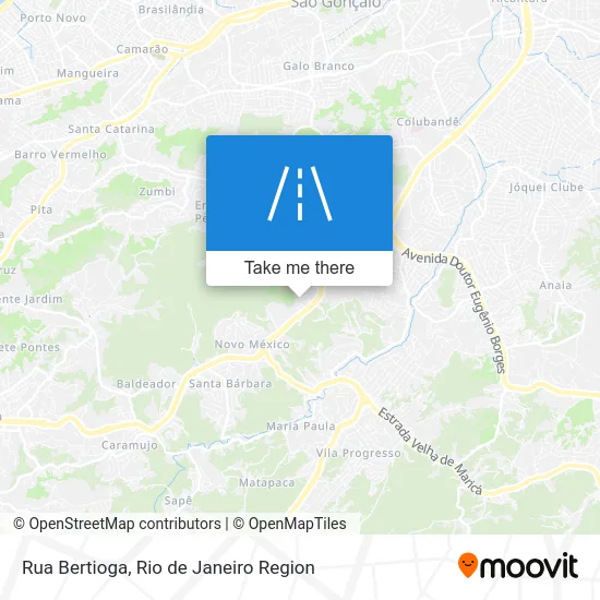 Rua Bertioga map