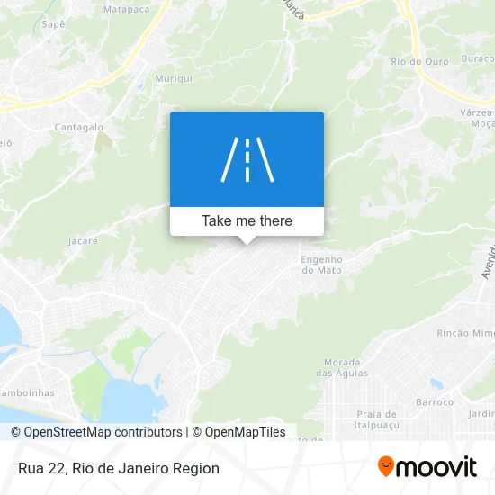 Rua 22 map