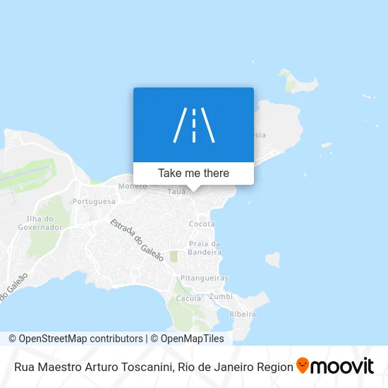 Rua Maestro Arturo Toscanini map