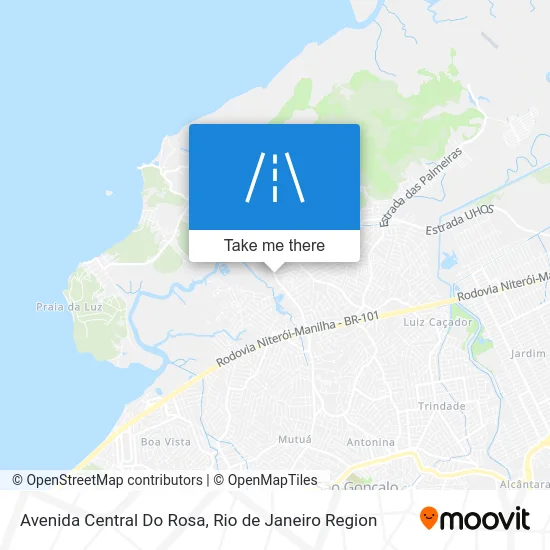 Avenida Central Do Rosa map