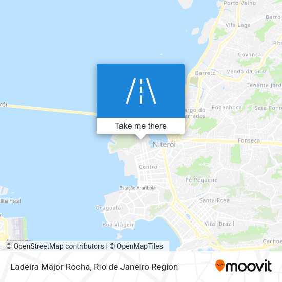 Ladeira Major Rocha map