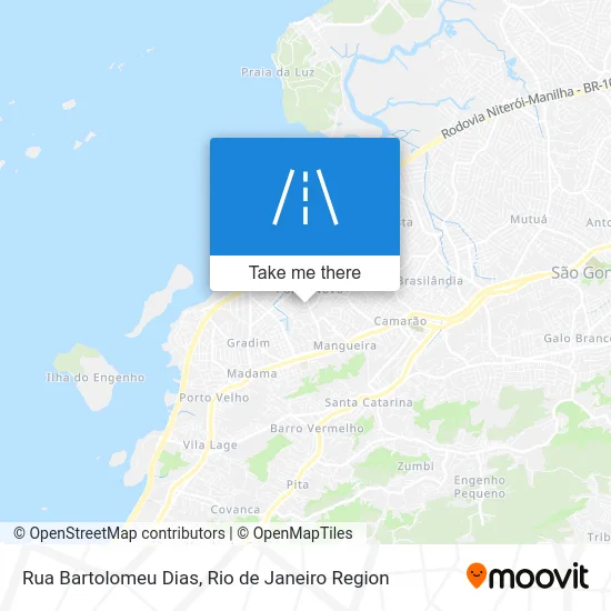 Rua Bartolomeu Dias map