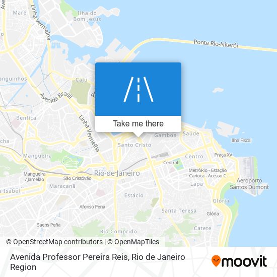 Mapa Avenida Professor Pereira Reis