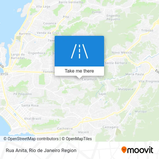 Rua Anita map