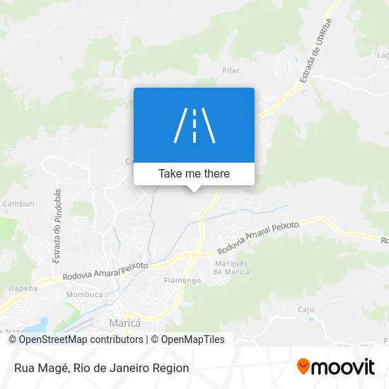Rua Magé map