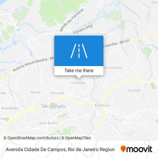 Avenida Cidade De Campos map