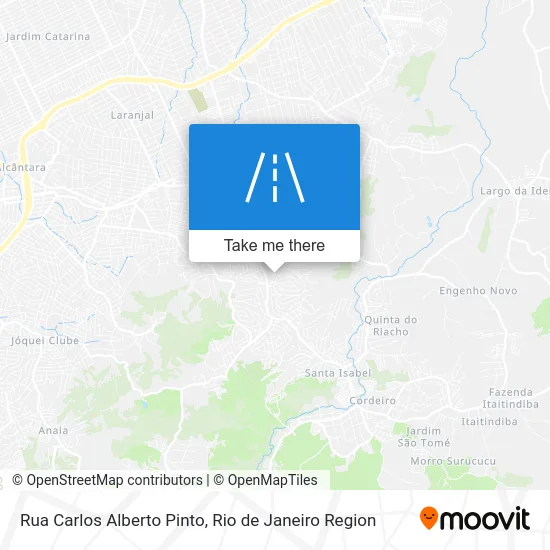 Rua Carlos Alberto Pinto map