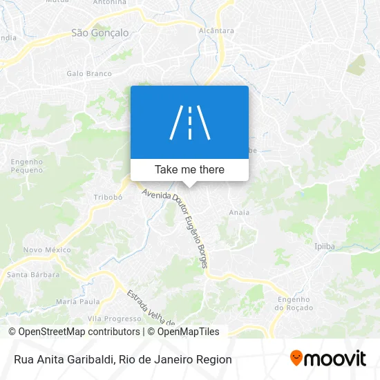Rua Anita Garibaldi map