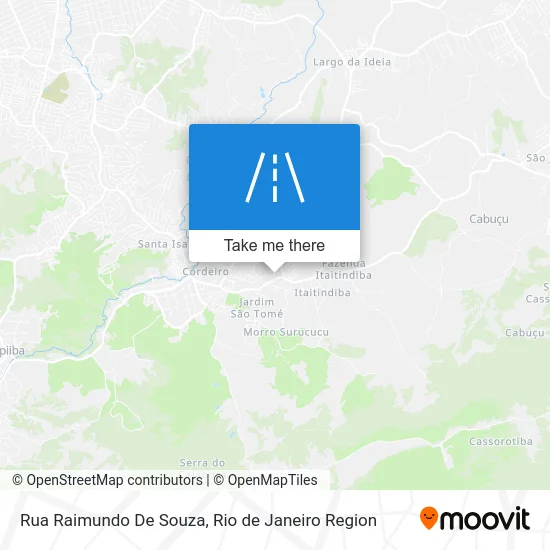 Rua Raimundo De Souza map