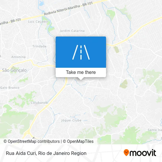 Rua Aida Curi map