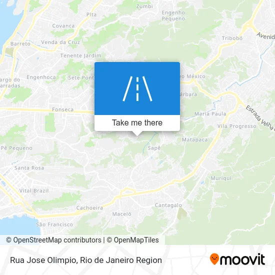 Rua Jose Olimpio map