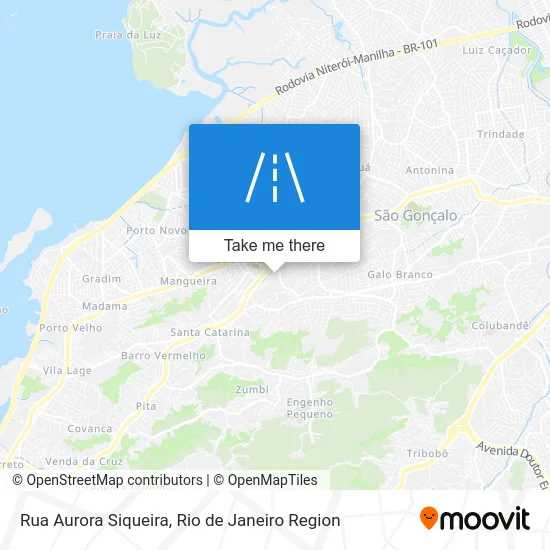 Rua Aurora Siqueira map