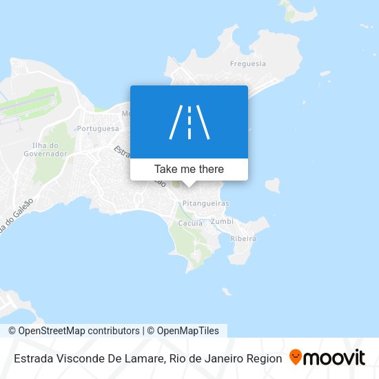 Estrada Visconde De Lamare map