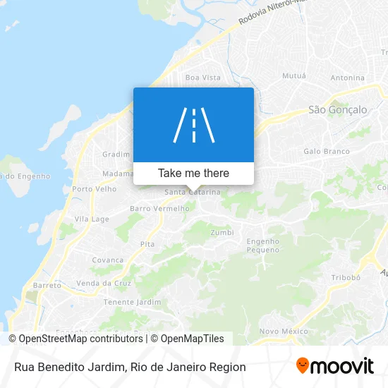 Rua Benedito Jardim map