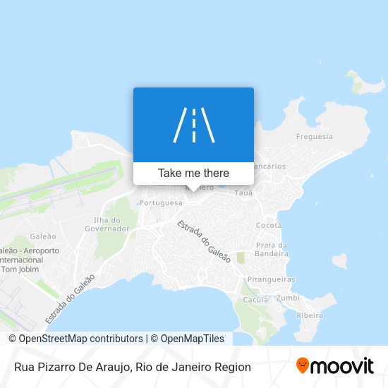 Rua Pizarro De Araujo map