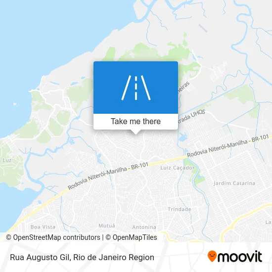 Rua Augusto Gil map